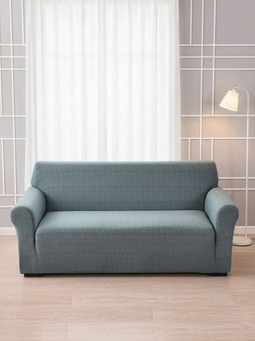 1pc Minimalist Stretch Sofa Cover, Made Of Milk Silk, All-In-One Elastic Design, Machine Washable, Pet-Friendly Sofa Protector, Fits Single To 4-Seater Sofas, Suitable For Living Room, Bedroom, Dining Area